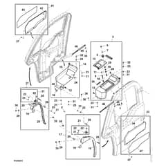 John Deere XUV825E - PC13310 - Deluxe Cab - ST897558