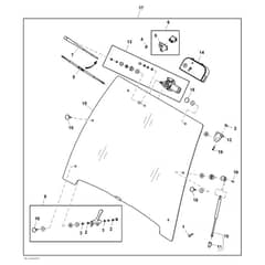 John Deere XUV825E - PC13310 - Windshield Kit - ST898836