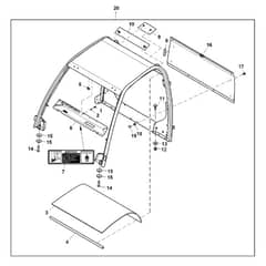 John Deere XUV825E - PC13310 - Deluxe Cab - ST970999