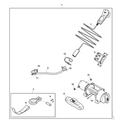 John Deere XUV825E - PC13310 - Winch Kit - ST982728