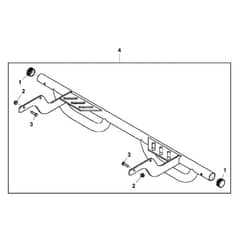 John Deere XUV825i - PC9958 - Rear Bumper - ST486861