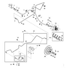 John Deere XUV825i - PC9958 - Rear Brakes - ST562974