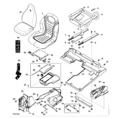 John Deere XUV825i - PC9958 - Seat - ST562985