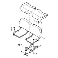 John Deere XUV825i - PC9958 - Bench Seat - ST562986