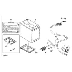 John Deere XUV825i - PC9958 - Battery - ST575789