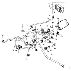 John Deere XUV825i - PC9958 - Chassis Wiring ( - 060000) - ST575790