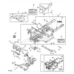 John Deere XUV825i - PC9958 - Frame - ST575838