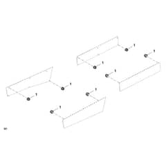 John Deere XUV825i - PC9958 - Door Inserts - ST766321