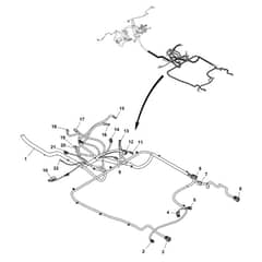 John Deere XUV825i - PC9958 - Chassis Wiring (080001 - 130000) - ST773419