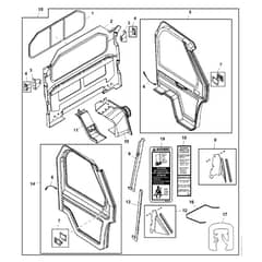 John Deere XUV825i - PC9958 - Occupant Protection ( - 060000) - ST774229