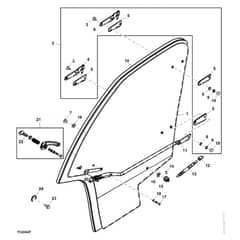 John Deere XUV825i - PC9958 - Bent Doors - ST806791