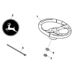 John Deere XUV825i - PC9958 - Steering Wheel - ST824467