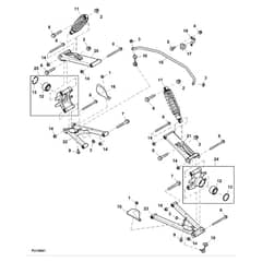 John Deere XUV825i - PC9958 - Rear Suspension (110001 - ) - ST838266