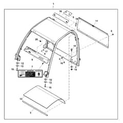 John Deere XUV825i - PC9958 - Deluxe Cab - ST887574