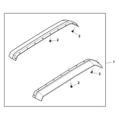 John Deere XUV825i - PC9958 - Rear Fender - ST936934