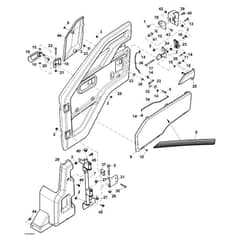 John Deere XUV825M - PC13308 - Doors - ST896827