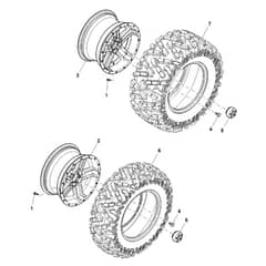 John Deere XUV825M - PC13308 - Wheels - ST897096