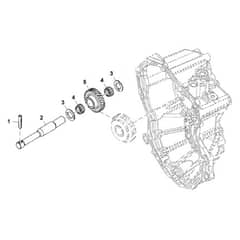 John Deere XUV825M - PC13308 - Reverse Shaft - ST897124