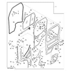 John Deere XUV825M - PC13308 - Door Kit - ST904673