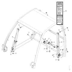 John Deere XUV825M - PC13309 - Seat Belt (030001 - ) - ST1028140