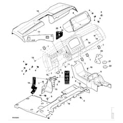 John Deere XUV825M - PC13309 - Graphics Panel - ST896519