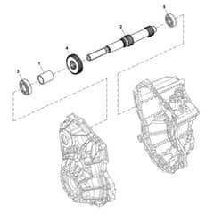 John Deere XUV825M - PC13309 - Input Shaft - ST897101