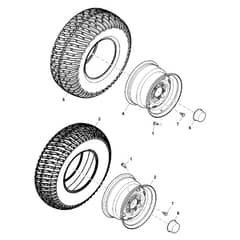 John Deere XUV825M - PC13309 - Wheels - ST897170