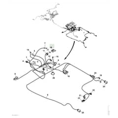 John Deere XUV825M - PC13309 - Chassis Wiring - ST897872