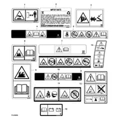 John Deere XUV825M - PC13309 - Labels - ST914441