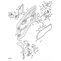 John Deere XUV825M - PC16090 - Doors - ST1002630