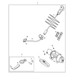 John Deere XUV825M - PC16090 - Winch Kit - ST1004019