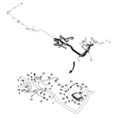 John Deere XUV825M - PC16090 - Chassis Wiring (2/3) - ST1005352