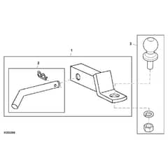 John Deere XUV825M - PC16090 - Drawbar - ST1009083