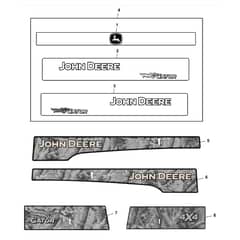 John Deere XUV825M - PC16090 - Labels Kit - ST927022