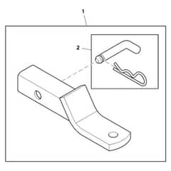 John Deere XUV835E - PC13094 - Drawbar Kit - ST850390