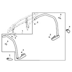 John Deere XUV835E - PC13094 - Fender Guard - ST868619
