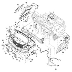 John Deere XUV835E - PC13094 - Bumper - ST901298