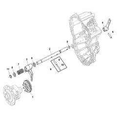 John Deere XUV835E - PC13094 - Differential Lock - ST902685