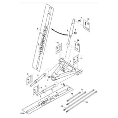 John Deere XUV835E - PC13094 - Frame - ST918917
