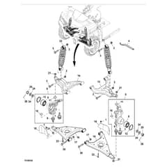John Deere XUV835E - PC13094 - Front Suspension (030001 - ) - ST966923