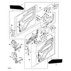 John Deere XUV835E - PC13094 - Door Kit - ST976558