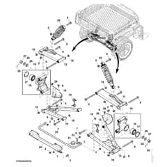 John Deere XUV835E - PC16094 - Rear Suspension - ST1009161