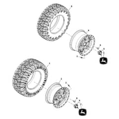 John Deere XUV835E - PC16094 - Wheels (050001 - ) - ST1032031