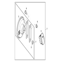 John Deere XUV835E - PC16094 - Horn Kit - ST1044692