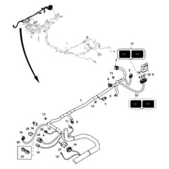 John Deere XUV835M - PC13095 - Chassis Wiring (1/6) - ST900850