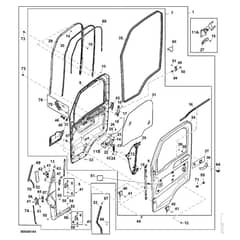 John Deere XUV835M - PC13095 - Door Kit - ST919981
