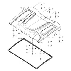 John Deere XUV835M - PC16082 - Roof - ST1002924