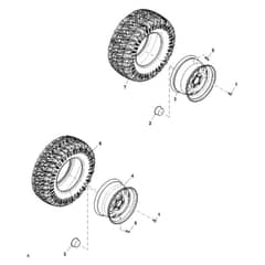 John Deere XUV835M - PC16082 - Wheels (050001 - ) - ST1032028