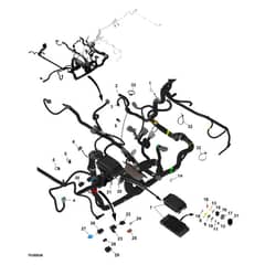 John Deere XUV835M - PC16082 - Chassis Wiring (2/4) (060001-) - ST1060809