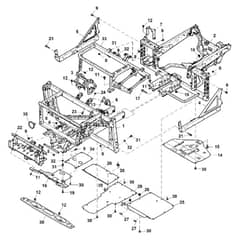 John Deere XUV835M - PC16082 - Frame - ST999895